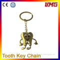 Dentist highly recommended dental clinic decoration arts crafts metal craft key chain